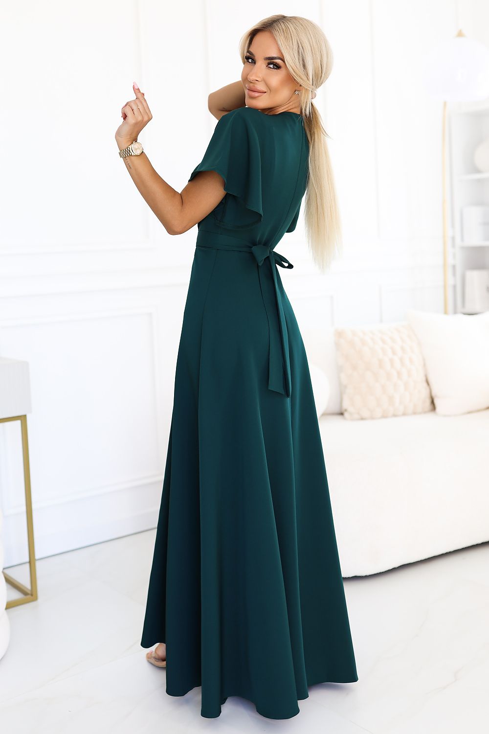 Sukienka Model Jennifer 581-8 Bottle Green - Numoco