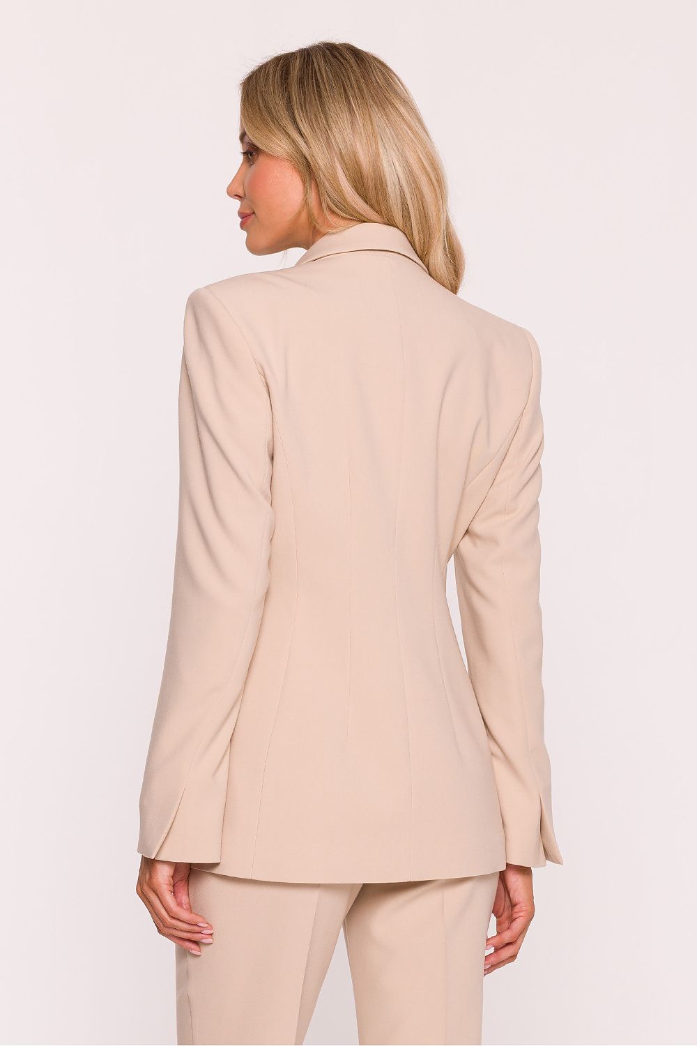 Marynarka Model S417 Beige - Stylove