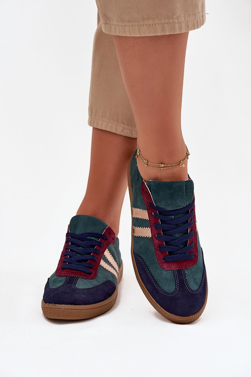 Buty Sportowe Model Zazoo N1068 Bottle Green - Step in style