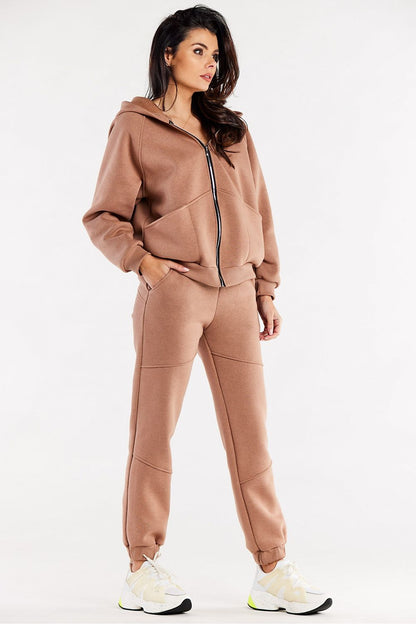   Spodnie Dresowe Model M325 Beige - Infinite You 