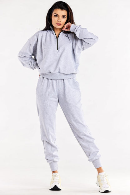   Spodnie Dresowe Model M317 Grey - Infinite You 