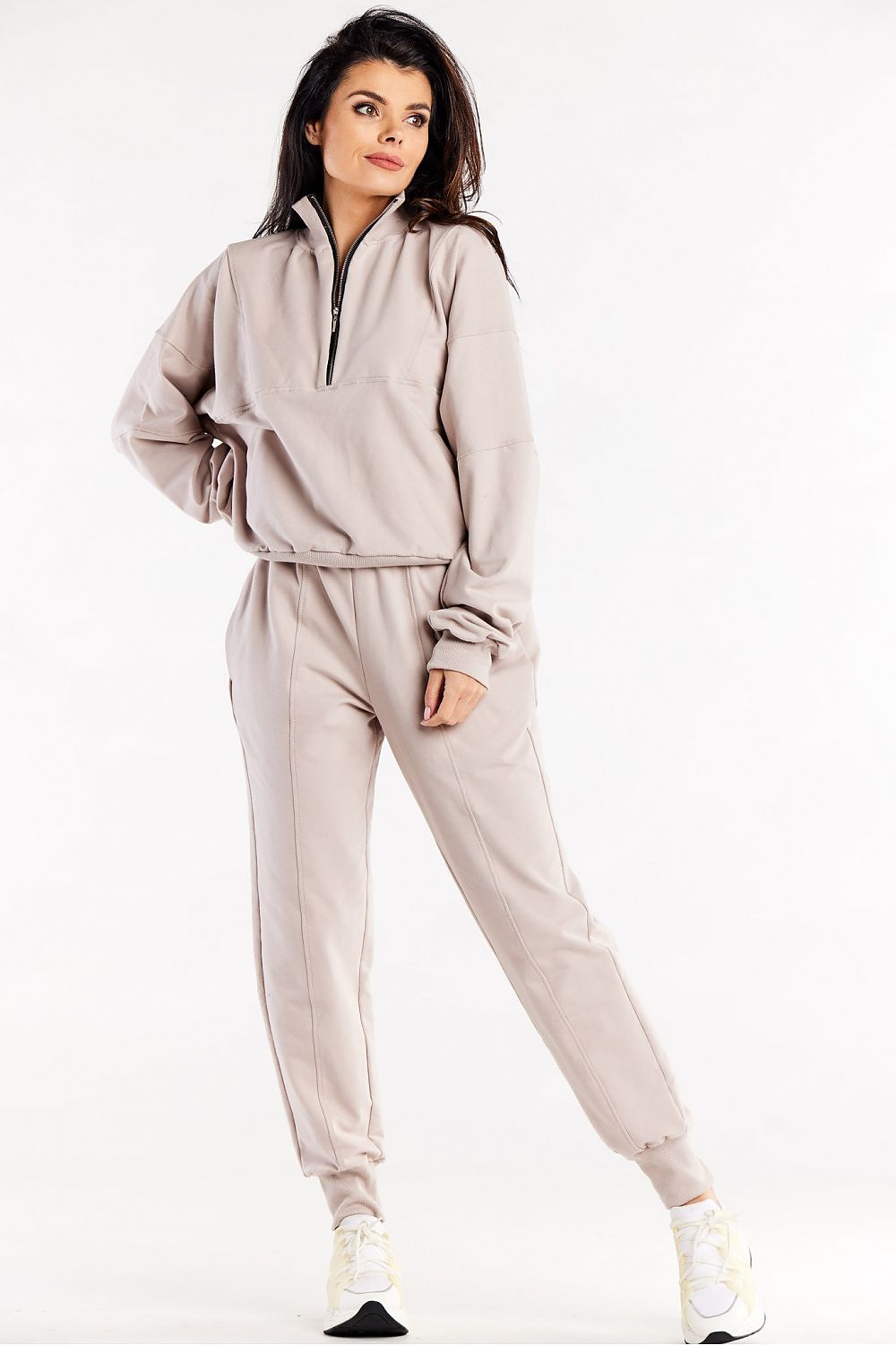   Spodnie Dresowe Model M317 Beige - Infinite You 