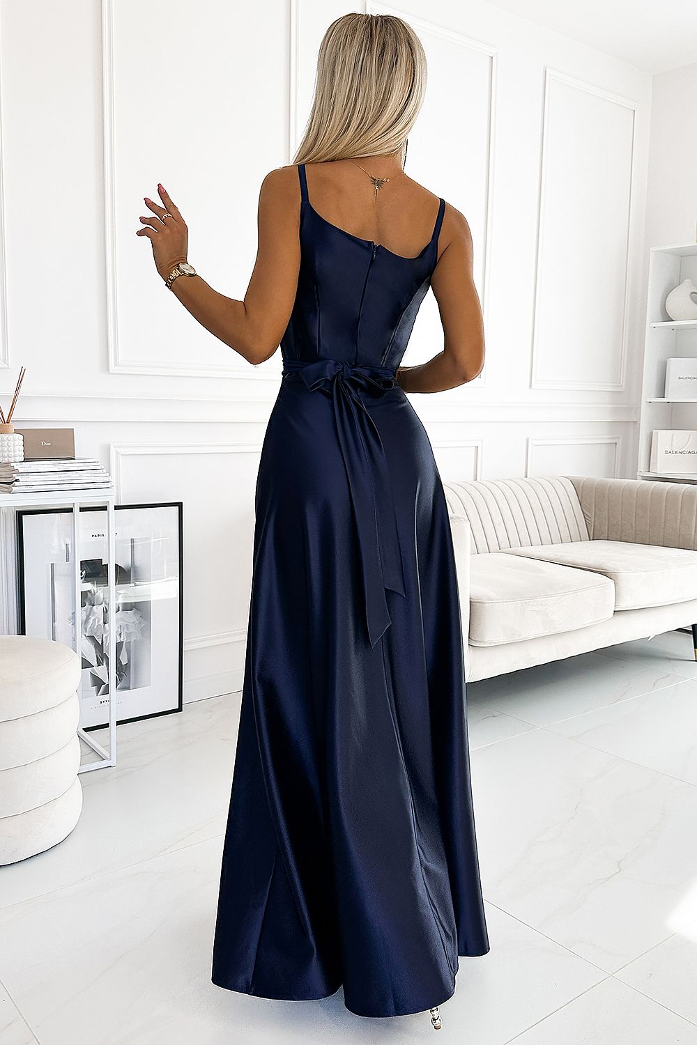  Sukienka Model Juliet 512-2 Navy - Numoco 