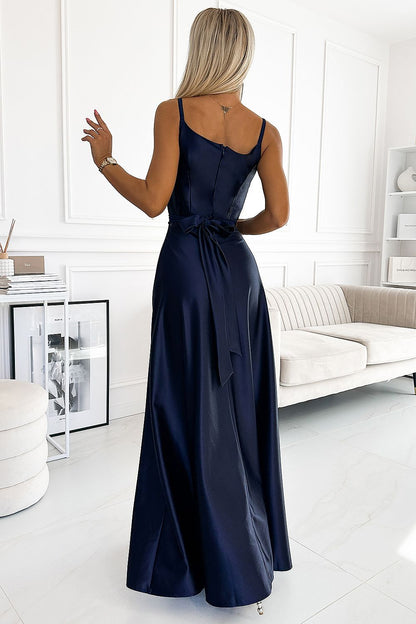  Sukienka Model Juliet 512-2 Navy - Numoco 