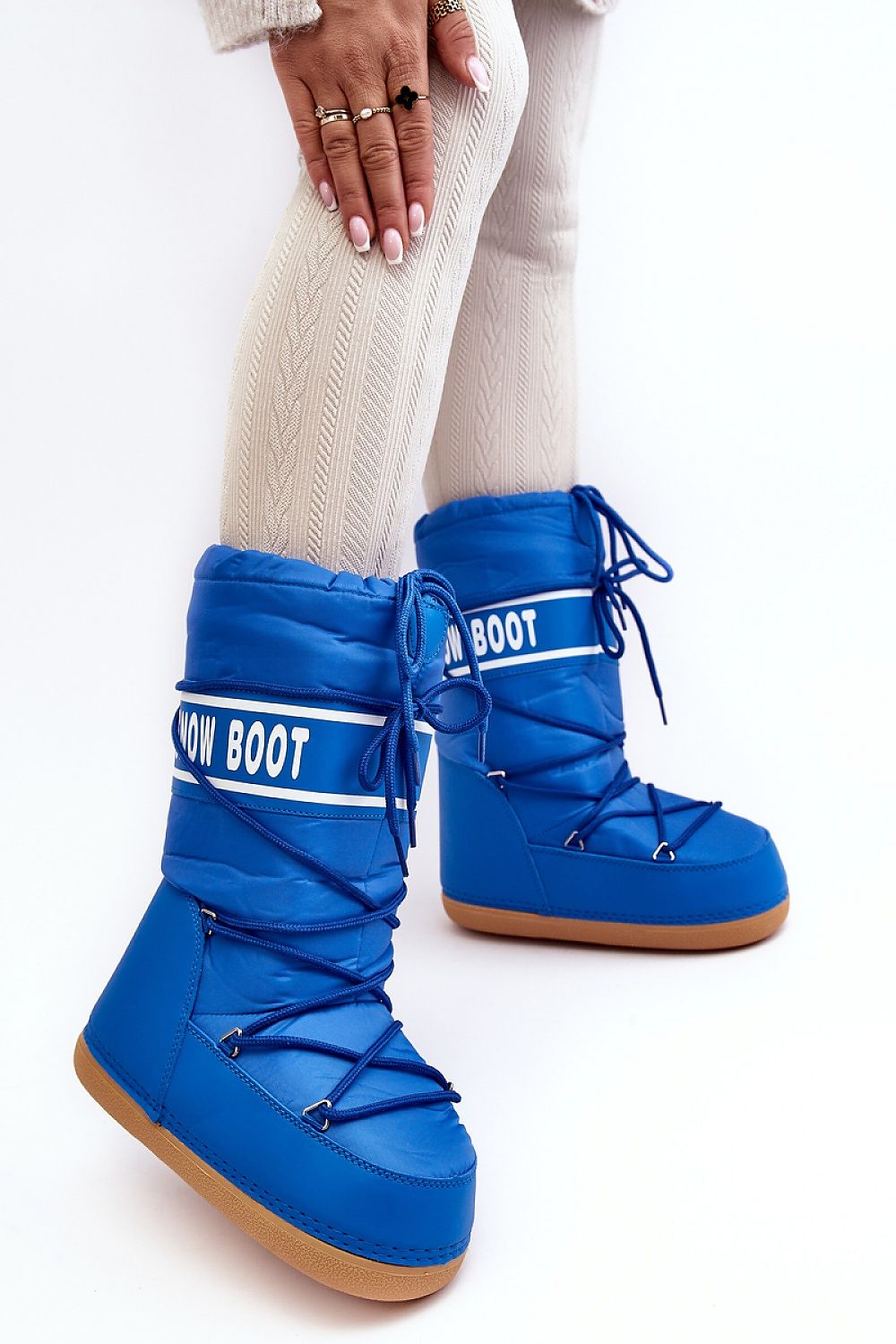   Śniegowce Model Venila NB618 Blue - Step in style 