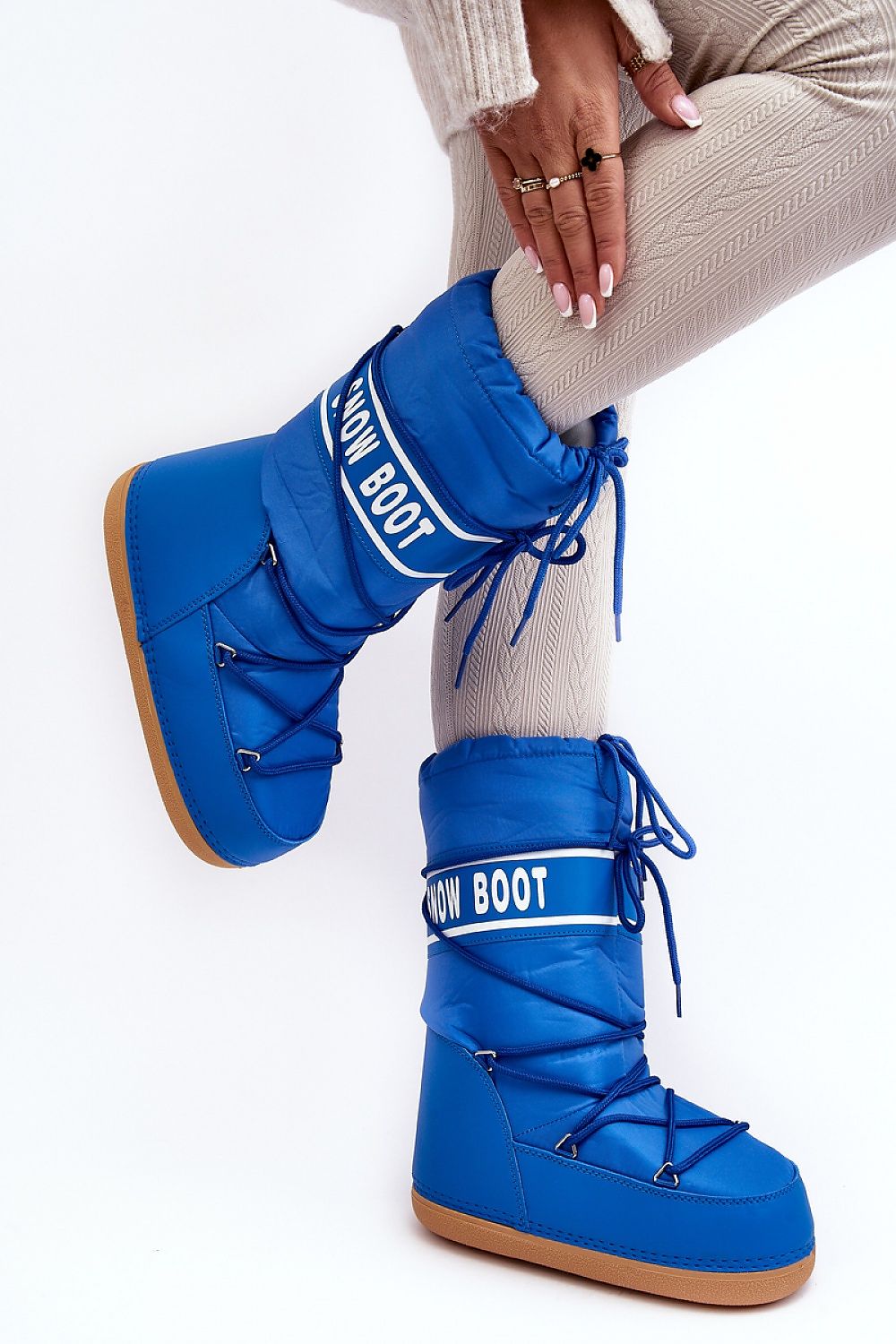  Śniegowce Model Venila NB618 Blue - Step in style 