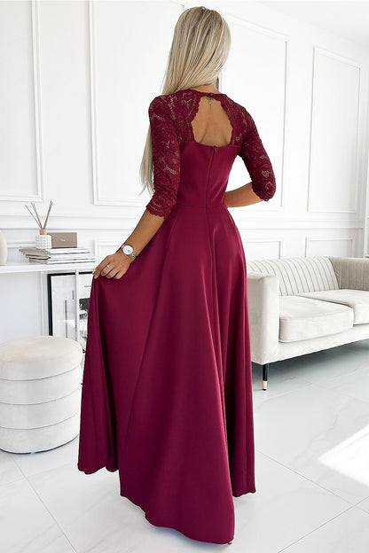  Sukienka Model Amber 309-9 Bordo - Numoco 