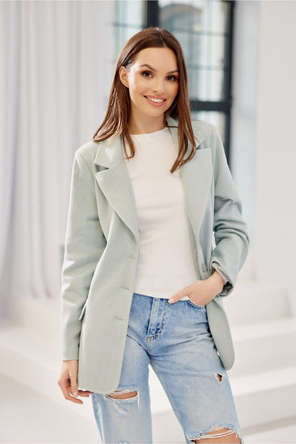   Marynarka Model Freya MIE ZAK0016 Mint - Roco Fashion 
