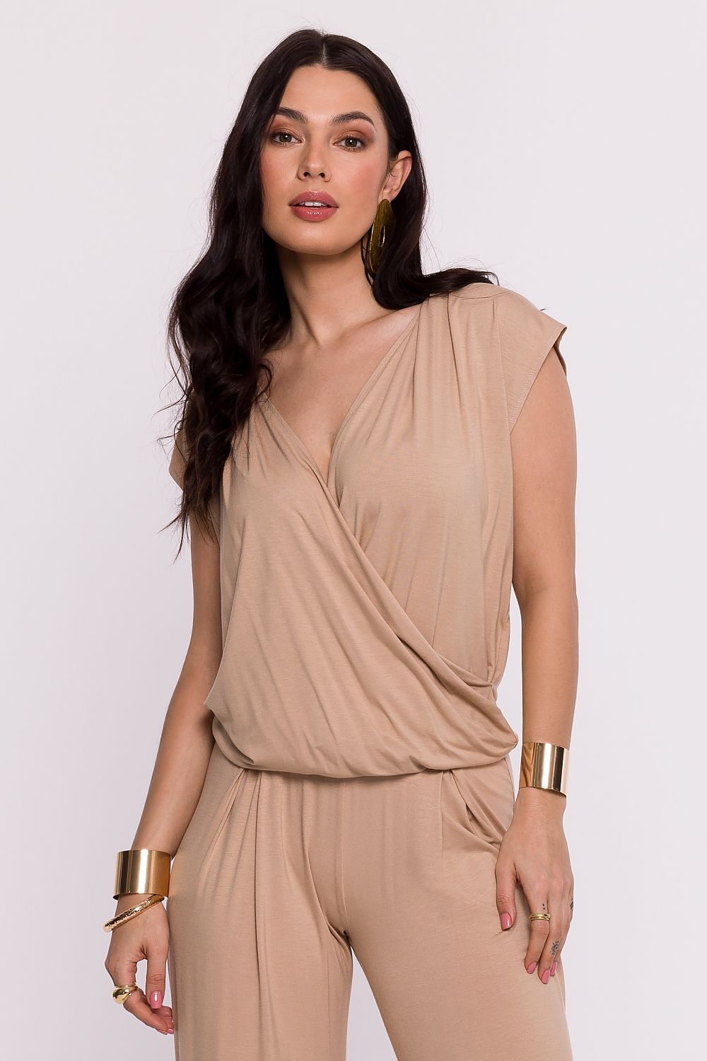   Bluzka Model B288 Beige - BeWear 