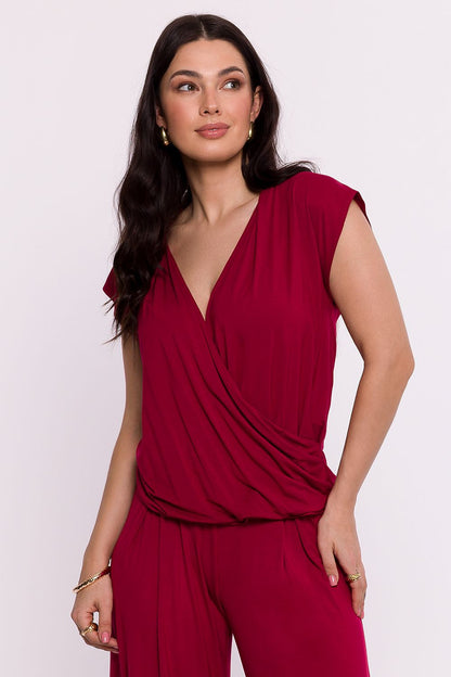   Bluzka Model B288 Bordo - BeWear 