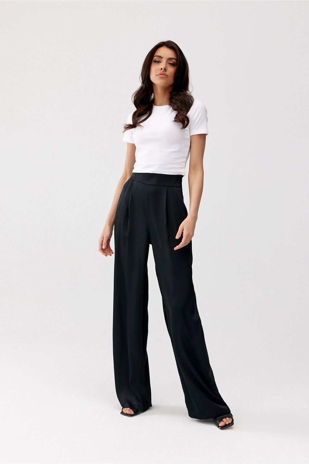   Spodnie Damskie Model Elsa CZA SPD0034 Black - Roco Fashion 