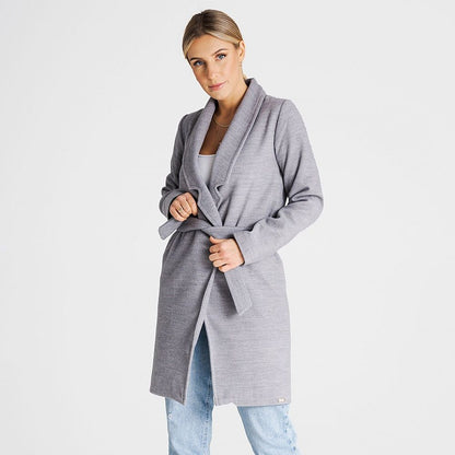  Płaszcz Damski Model M990 Grey - Figl 