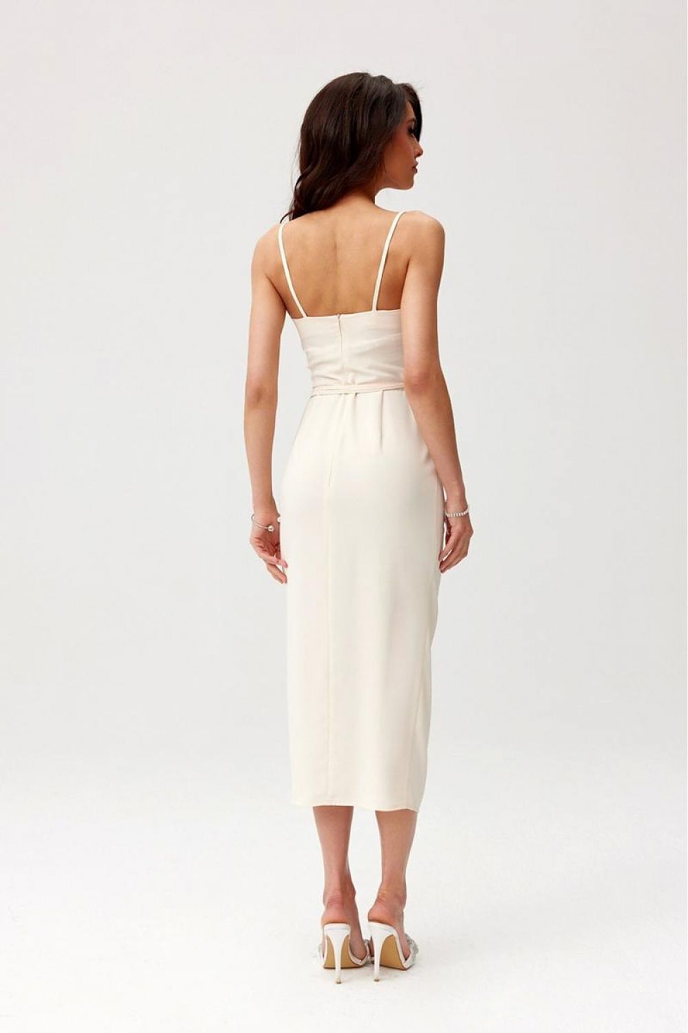   Sukienka Model Maribel BEJ SUK0480 Light Beige - Roco Fashion 