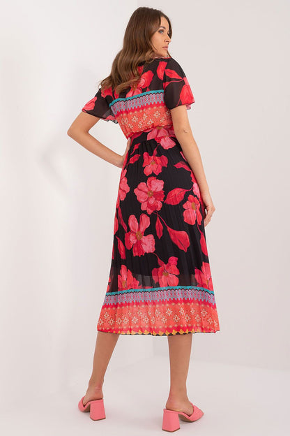  Sukienka Model DHJ-SK-11331-5.19 Black/Red - Italy Moda 