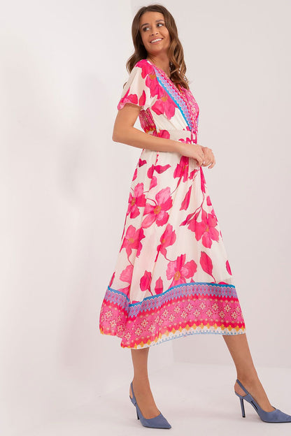  Sukienka Model DHJ-SK-11331-5.19 Dark Pink - Italy Moda 