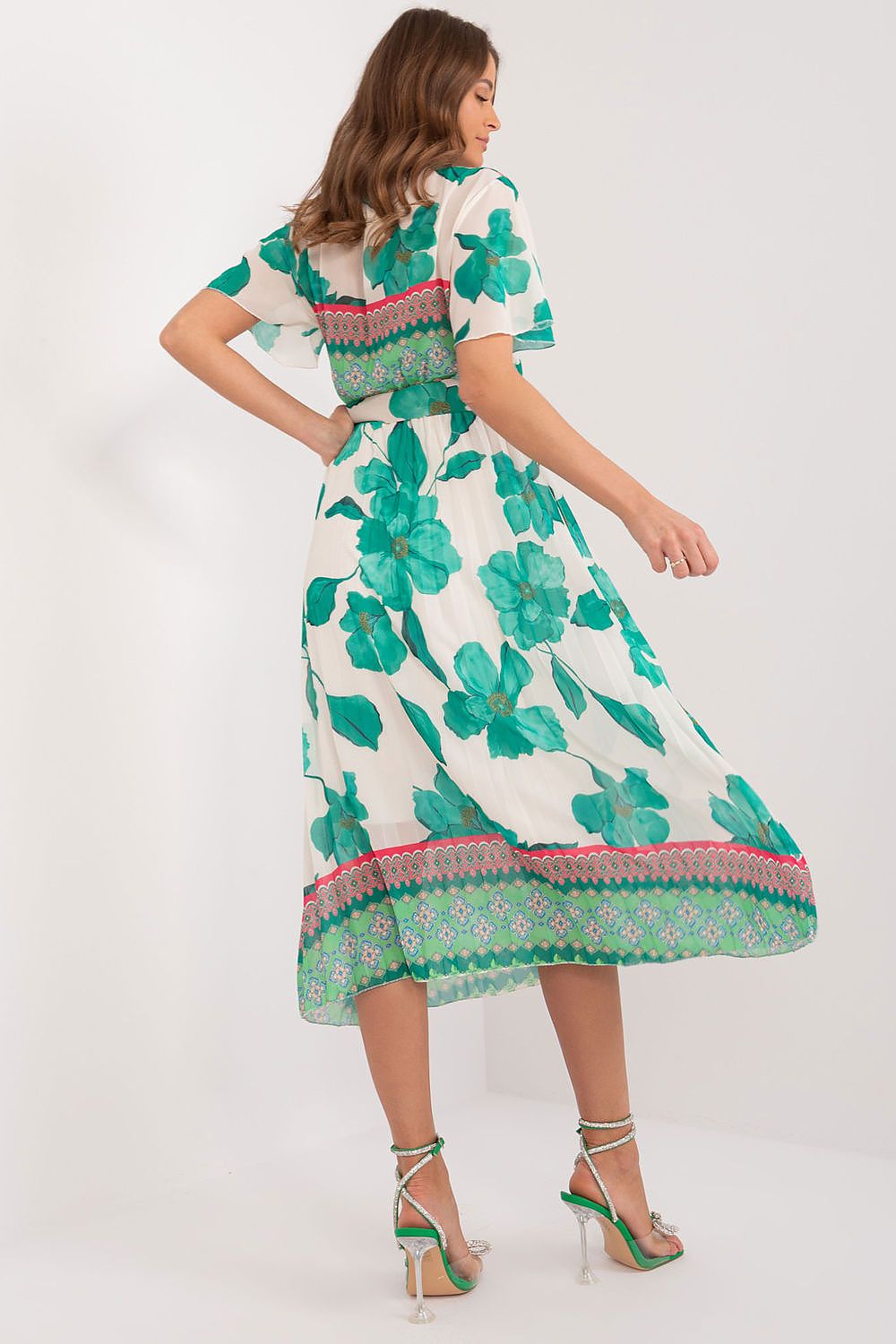  Sukienka Model DHJ-SK-11331-5.19 Green - Italy Moda 