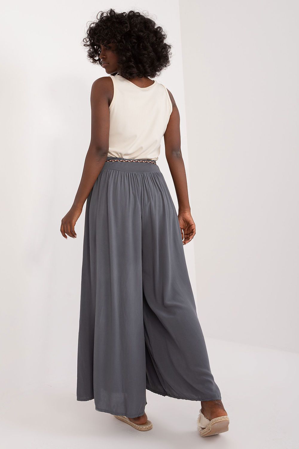  Spodnie Damskie Model TW-SP-BI-81733.14 Dark Grey - Och Bella 