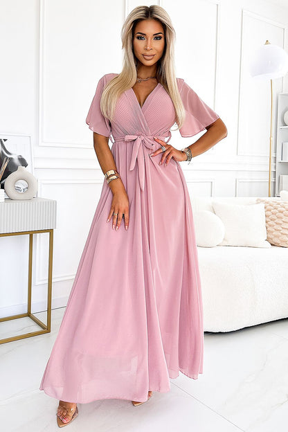   Sukienka Model 545-1 Powder Pink - Numoco 