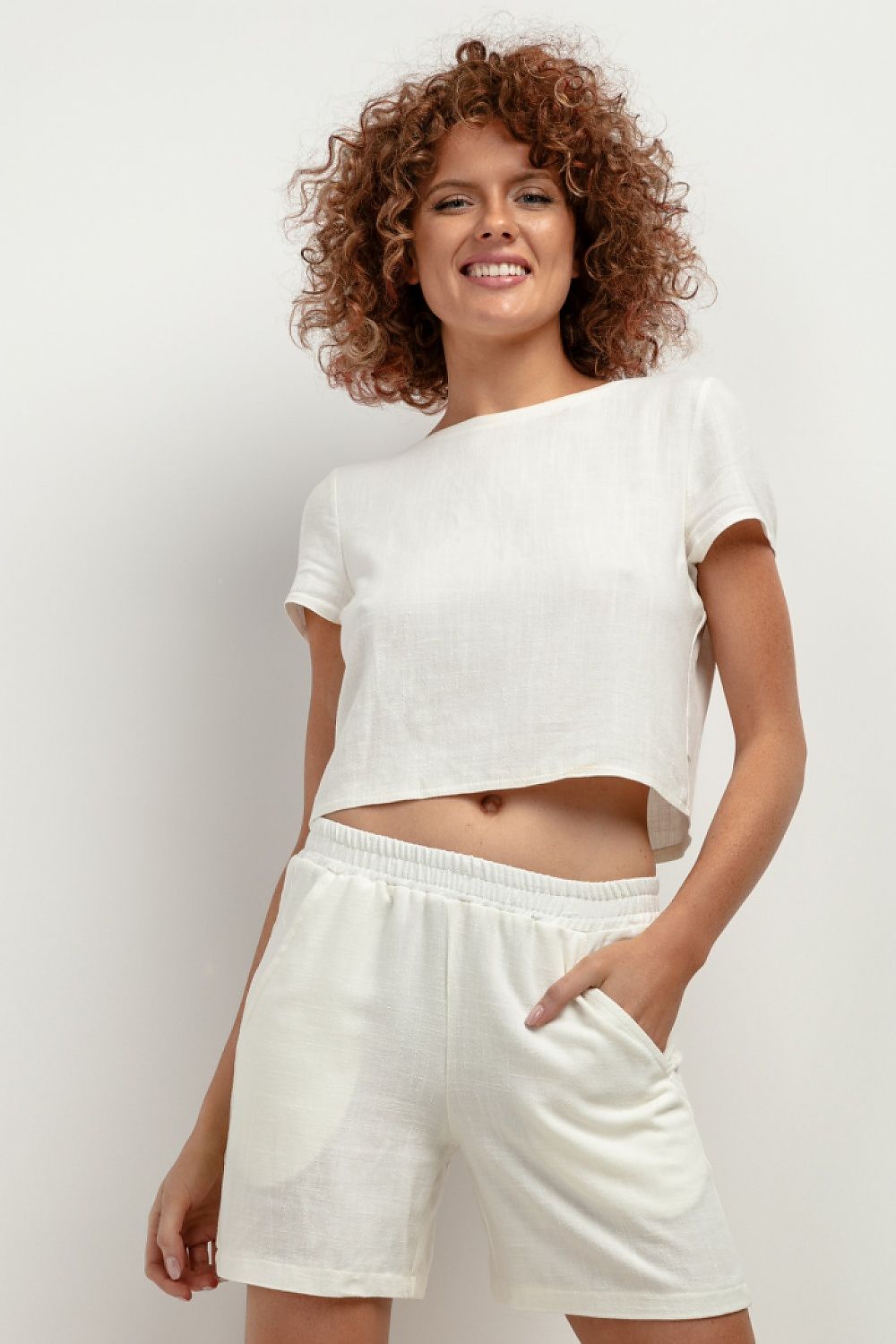  Bluzka Model T401 White Sand - Tessita 