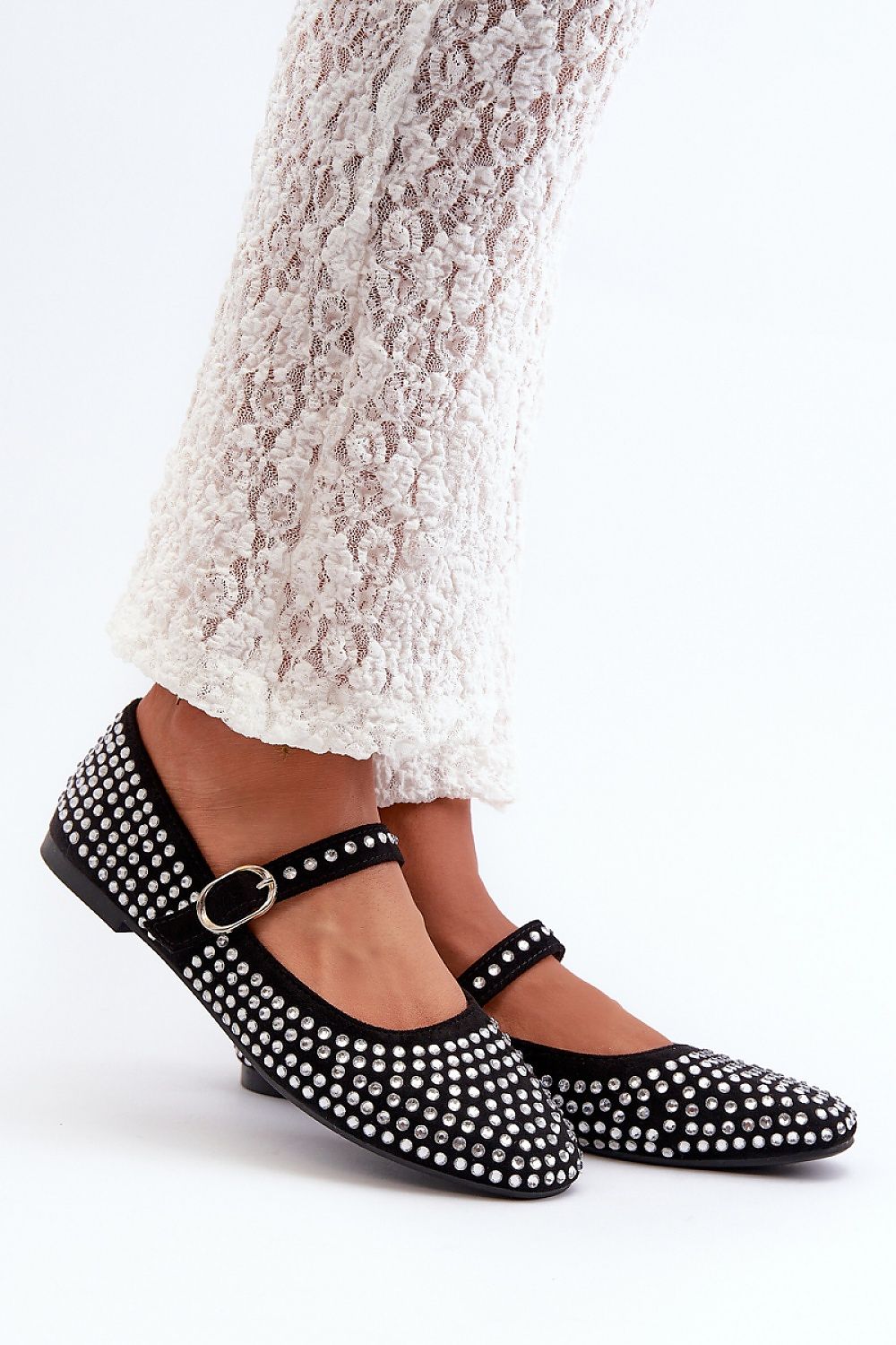   Baleriny Model Tinara T613P Black - Step in style 