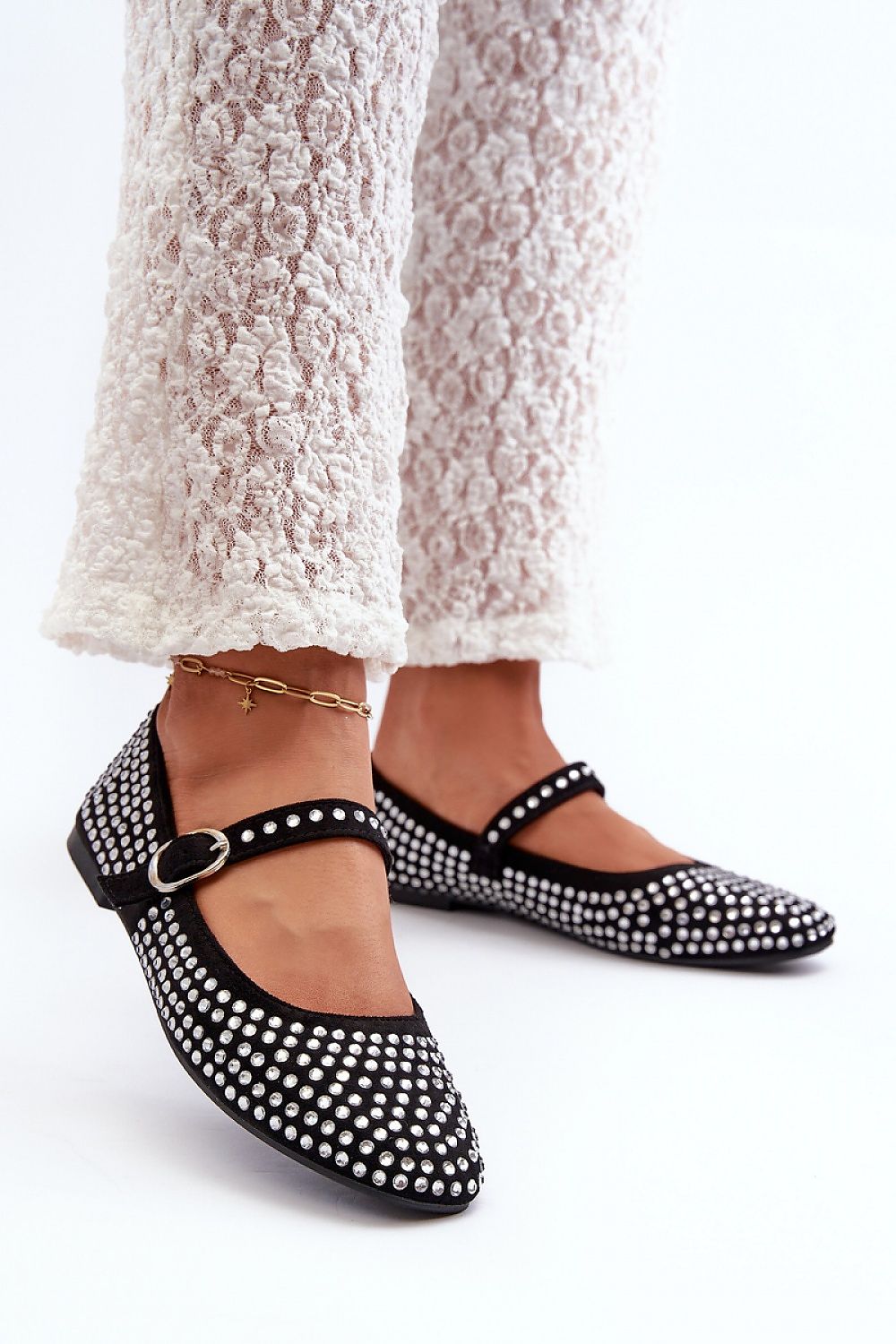   Baleriny Model Tinara T613P Black - Step in style 