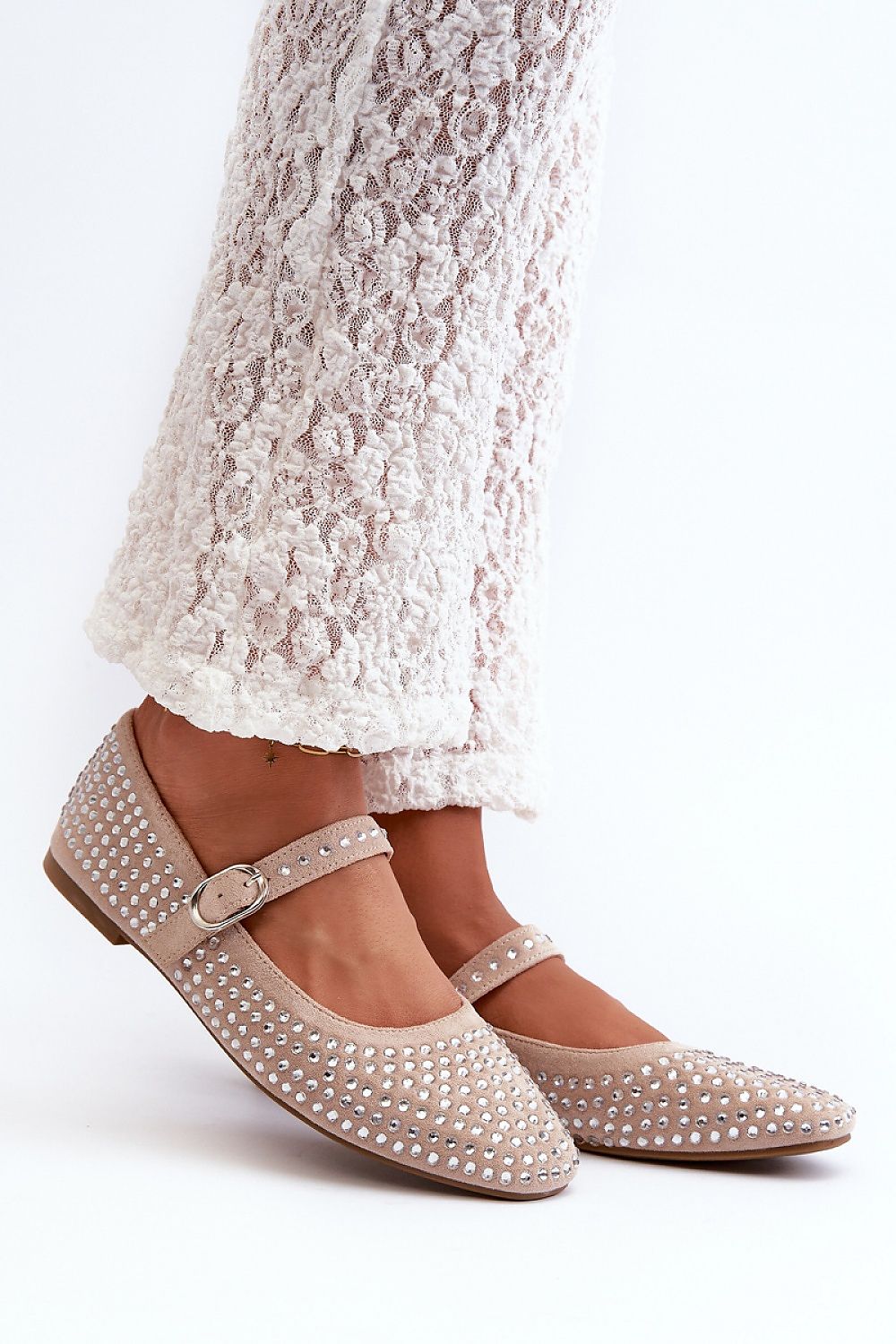   Baleriny Model Tinara T613P Beige - Step in style 