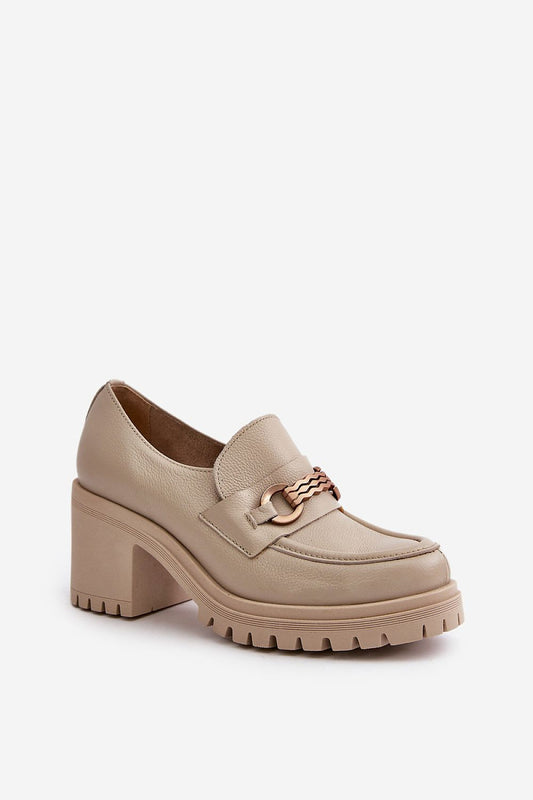   Półbuty Model Zazoo 20175 Light Beige - Step in style 