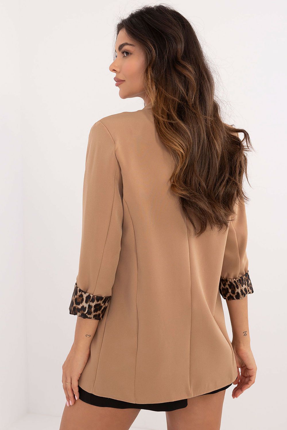   Marynarka Model DHJ-MA-18657-1.86 Camel - Italy Moda 