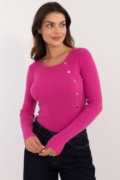   Sweter Damski Model AT-SW-2332-2.65 Fuksja - AT 