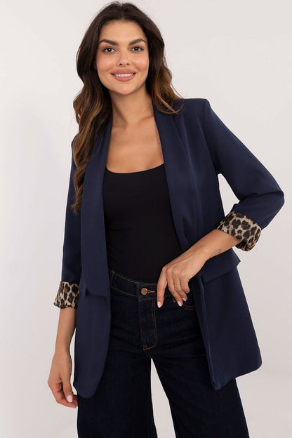   Marynarka Model DHJ-MA-18657-1.86 Navy - Italy Moda 