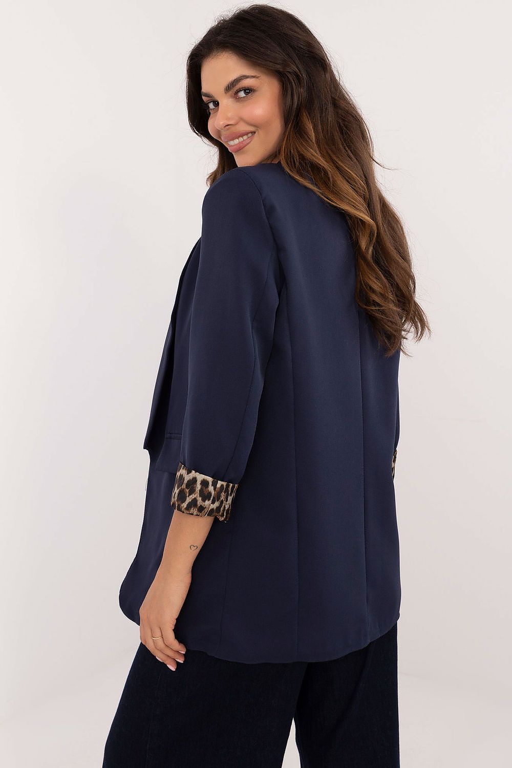   Marynarka Model DHJ-MA-18657-1.86 Navy - Italy Moda 