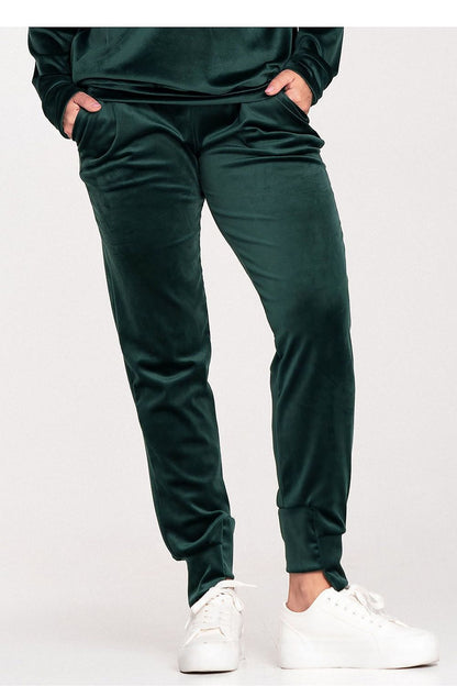  Spodnie Dresowe Model M746 Green - Figl 