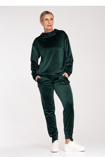  Spodnie Dresowe Model M746 Green - Figl 