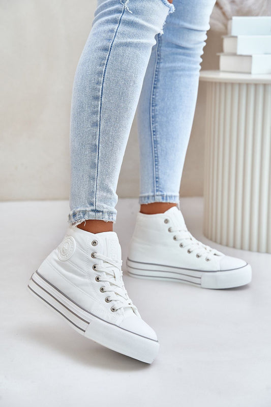   Trampki Model Big Star  OO274A473 White - Step in style 
