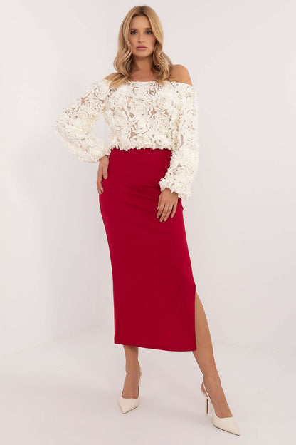  Spódnica Model MI-SD-20730.69 Red - Italy Moda 