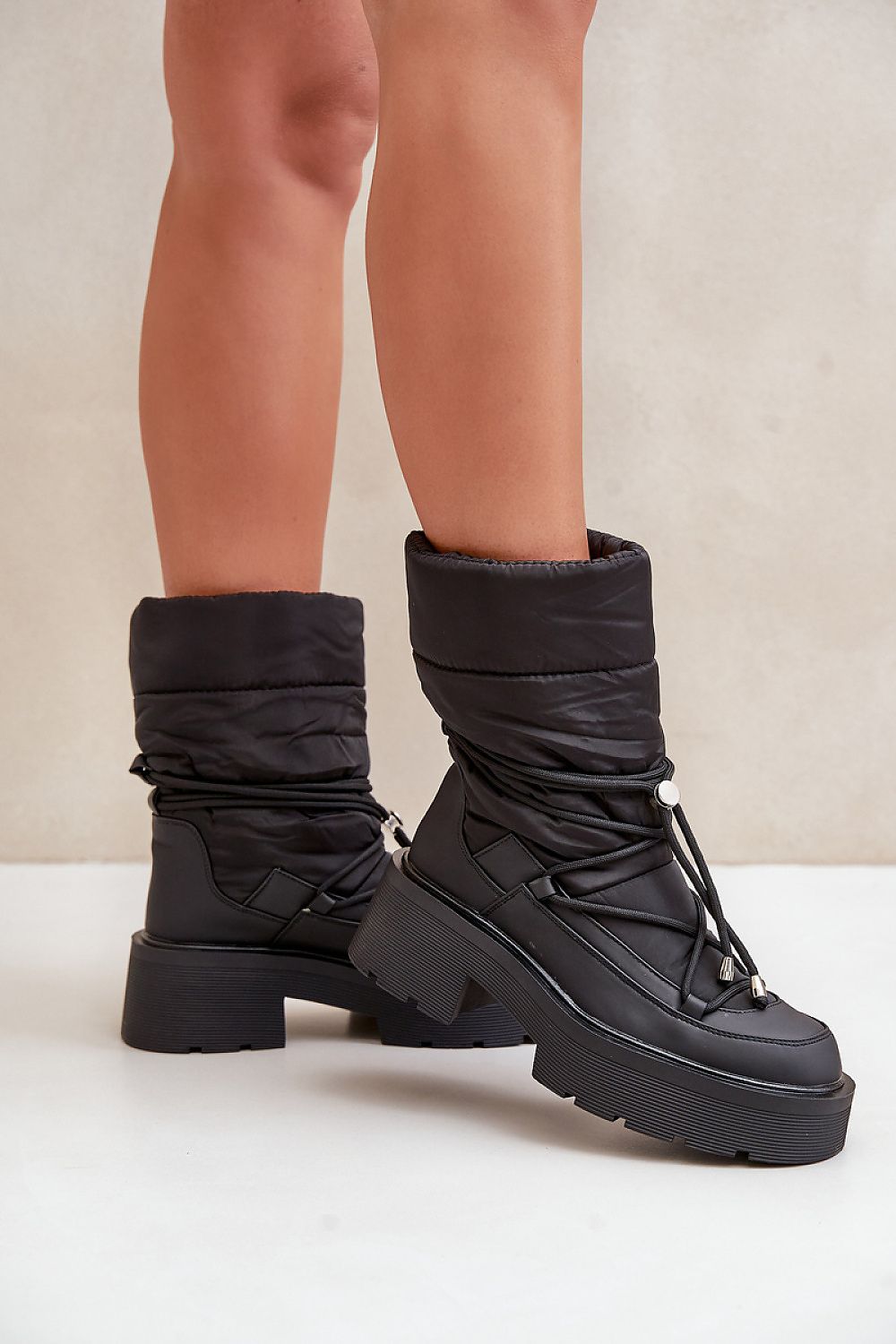   Śniegowce Model Seandriel C-319 Black - Step in style 