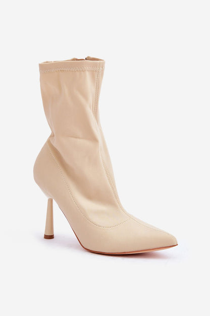   Botki Model Amune MVP326 Light Beige - Step in style 