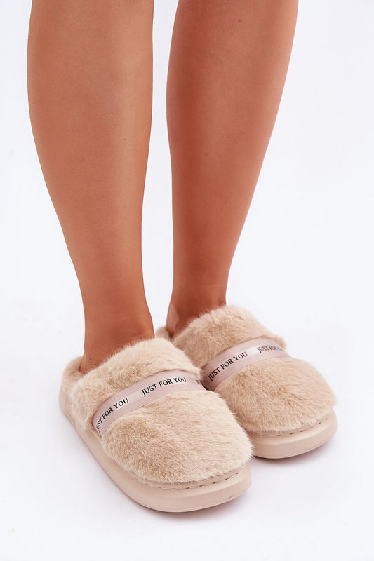   Kapcie Model Savalithea FA-198 Beige - Step in style 