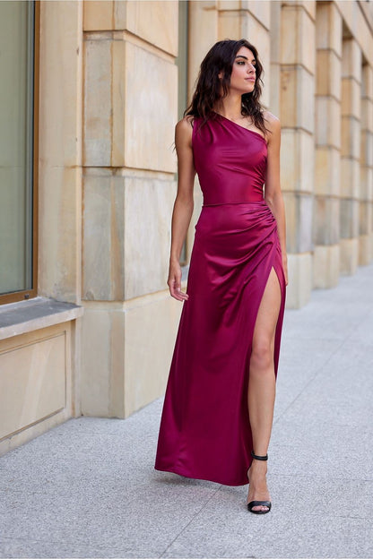 Sukienka Model Inez JBO SUK0461 Light Bordo - Roco Fashion 