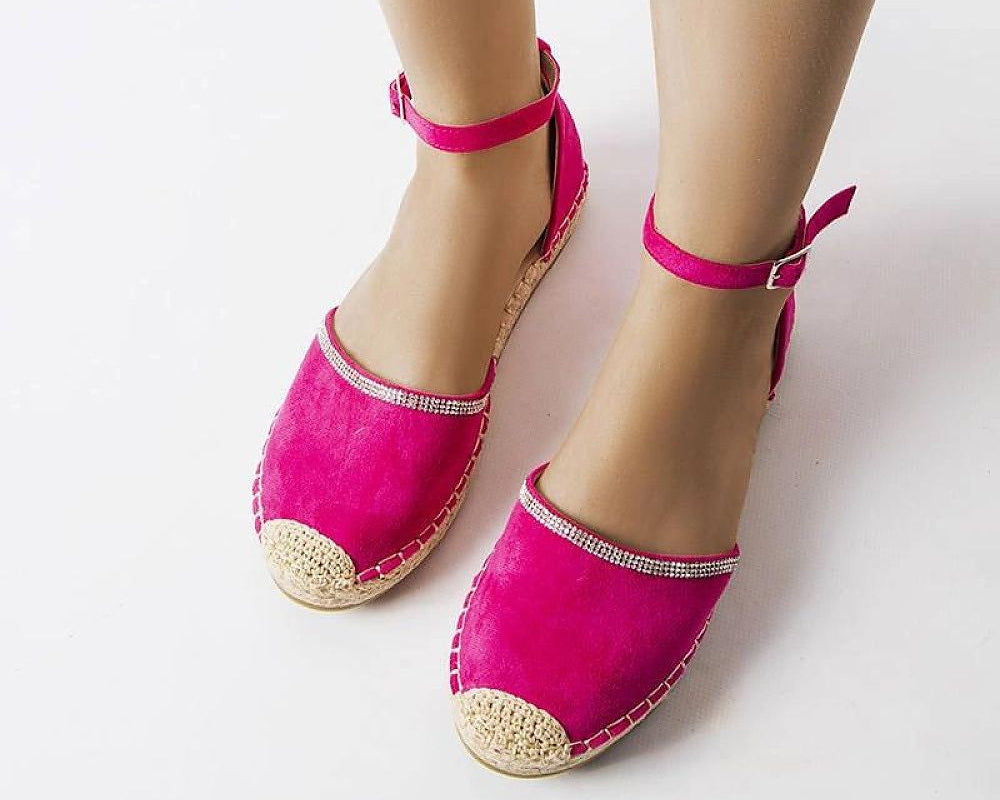   Różowe espadryle Licia - Solea 