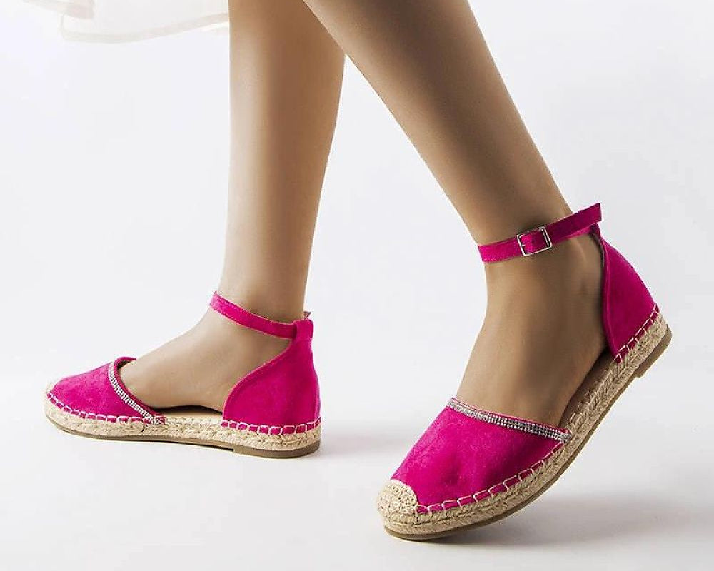   Różowe espadryle Licia - Solea 