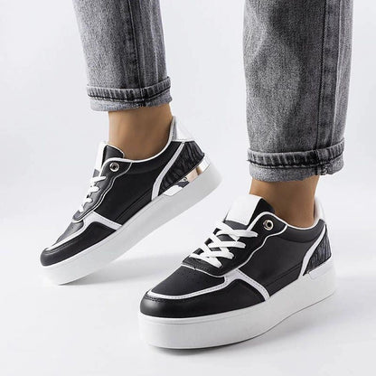   Czarne sneakersy na platformie Tooele - Solea 
