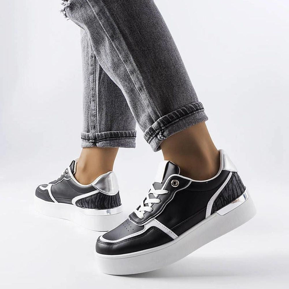   Czarne sneakersy na platformie Tooele - Solea 