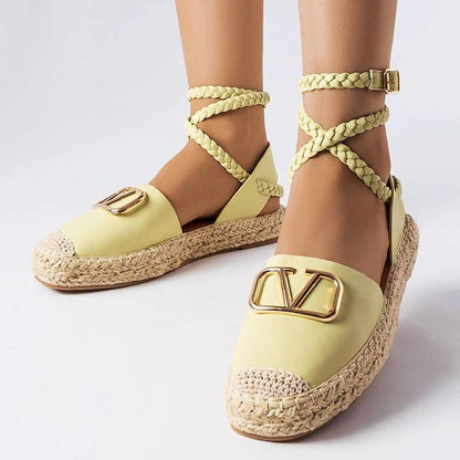   Zielone wiązane espadryle Parent - Solea 
