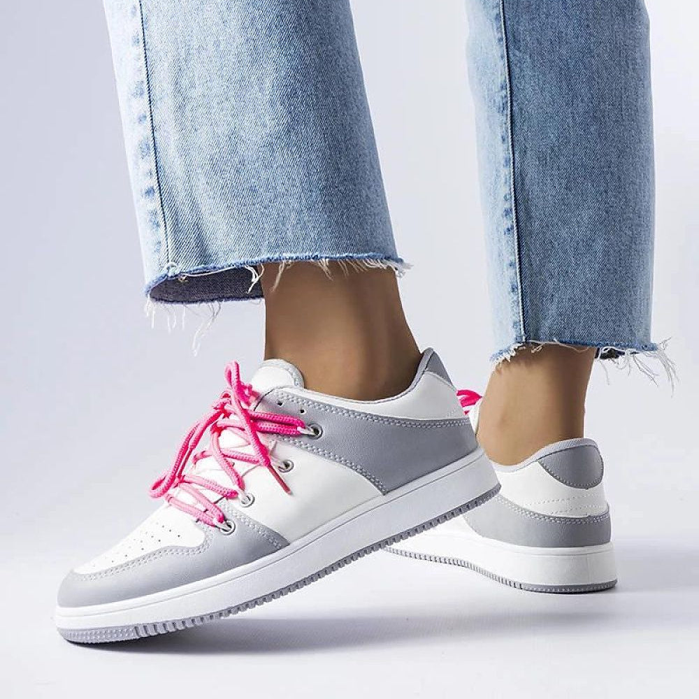  Białe retro sneakersy Shari - Solea 