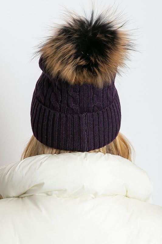   Czapka Model AT-CZ-173501.44 Dark Violet - AT 