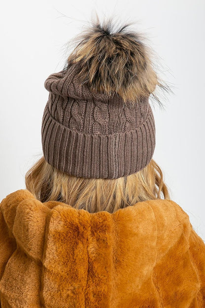   Czapka Model AT-CZ-173501.44 Light Brown - AT 