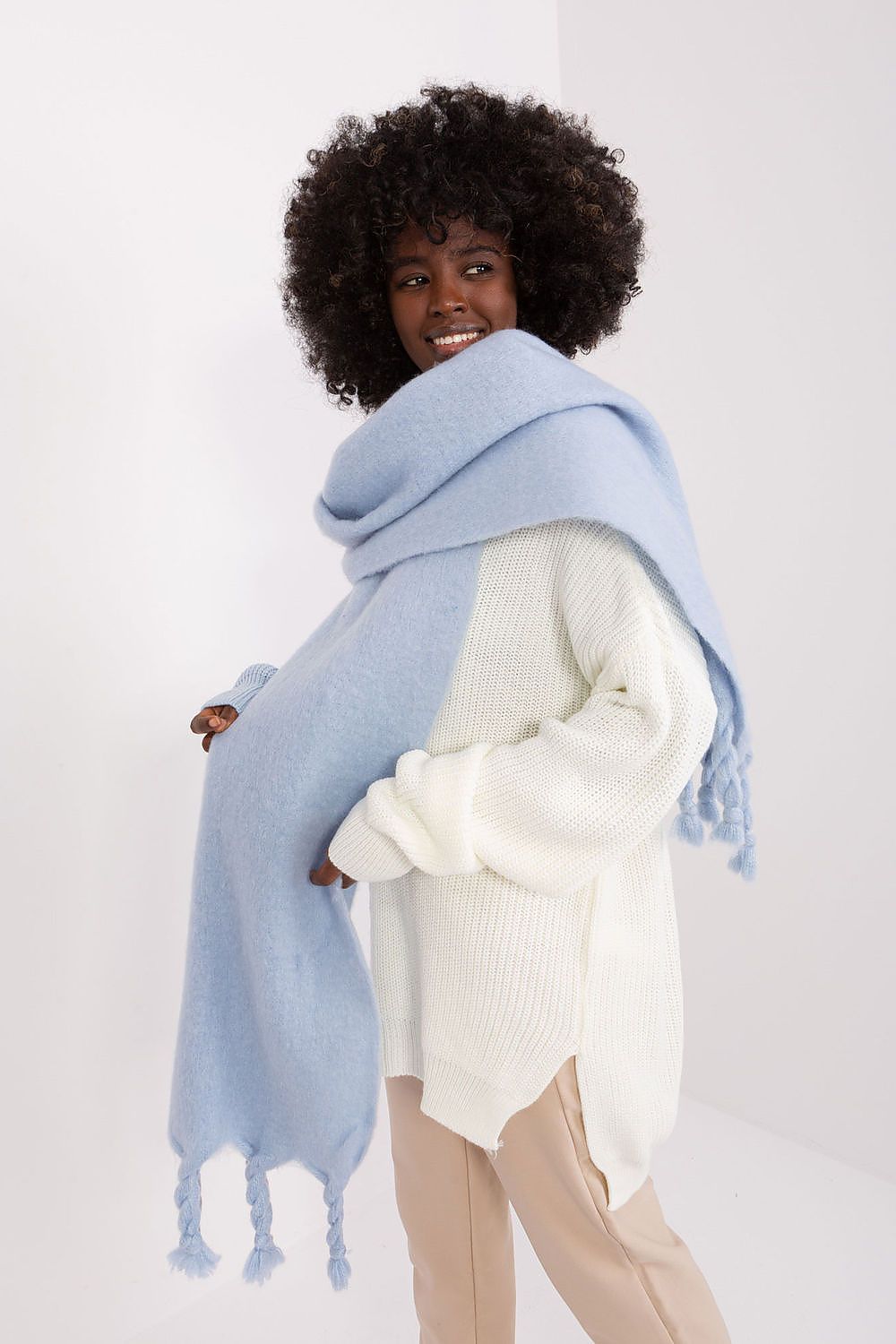   Szalik Model AT-SZ-2313502.71P Light Blue - AT 