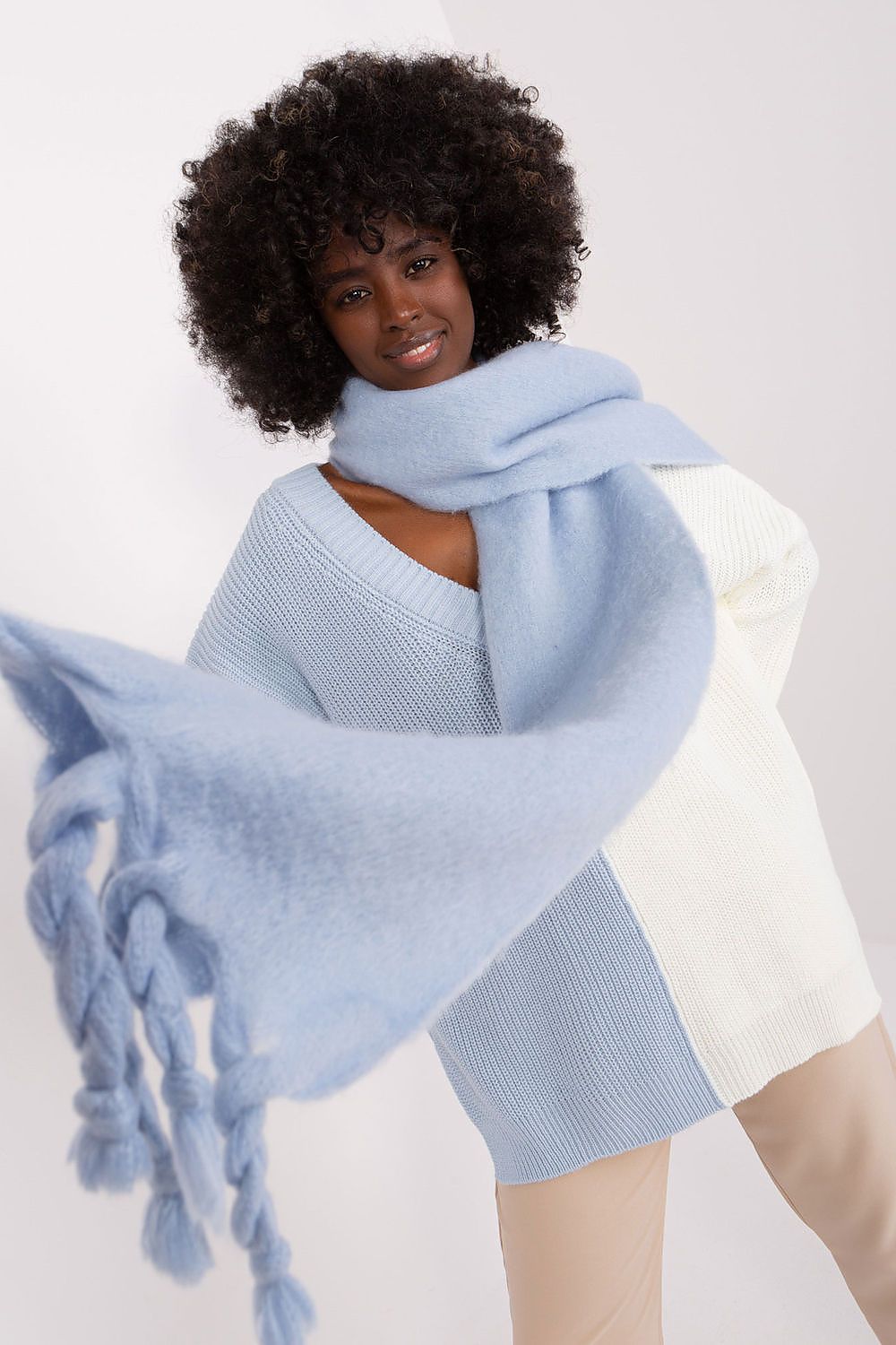   Szalik Model AT-SZ-2313502.71P Light Blue - AT 