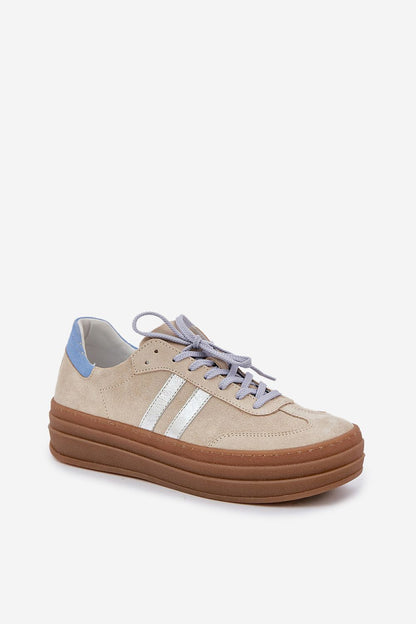   Buty Sportowe Model Zazoo N1068S4 Beige - Step in style 